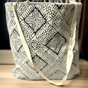 CRYPTON Soft Jacquard Upholstery Fabric Reusable Tote Bag